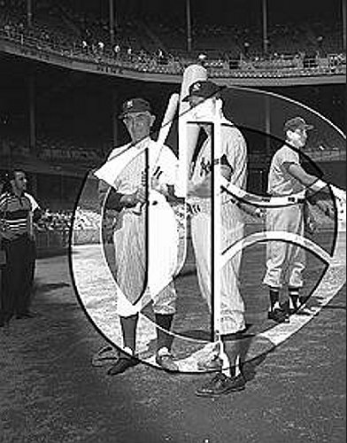 Frank Home Run Baker and Mickey Mantle56N0316